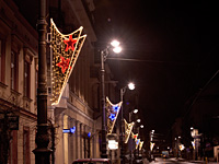 Dekoracja przestrzenna na latarniach (Kraków 2011)
